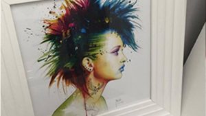 Fashion Punk by Patrice Murciano on wrapped canvas