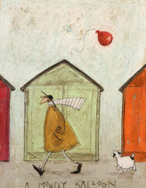 Sam Toft Print The March of the Sausages 60x30cm
