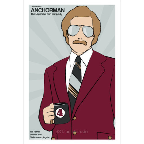 Anchorman Poster Print