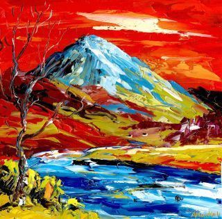 Co Donegal - Errigal painting