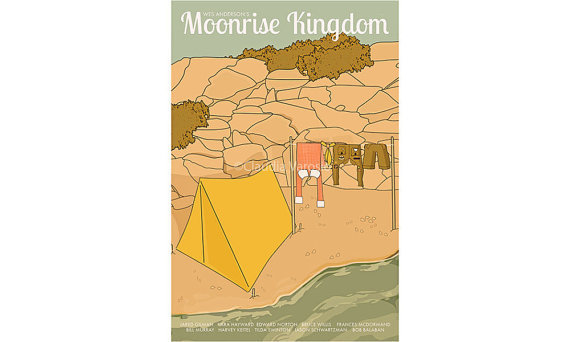 Moonrise Kingdom Poster Painting