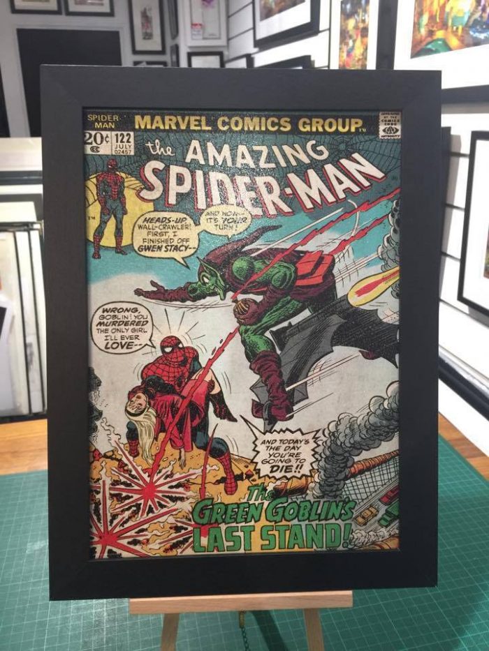 The Amazing Spider-Man framed comic