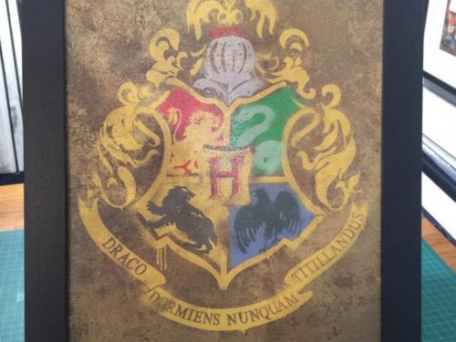 Harry Potter Hogwarts Crest Artwork